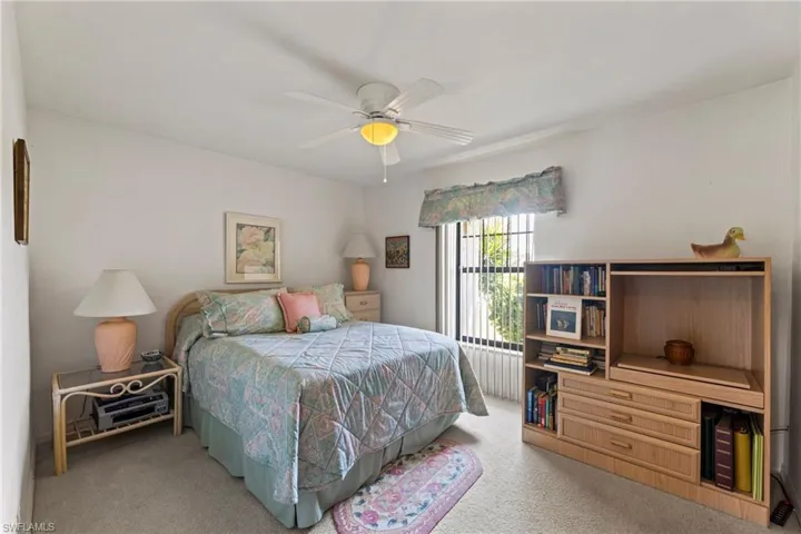 The front bedroom is lovely.