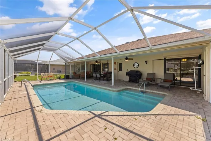 The pool is a good size and has a brick paver deck.