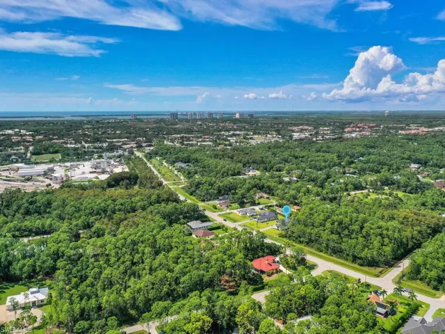 Gulf and Estero Bay on horizon