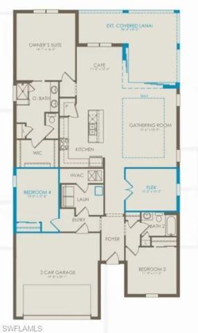Floor plan with structurals