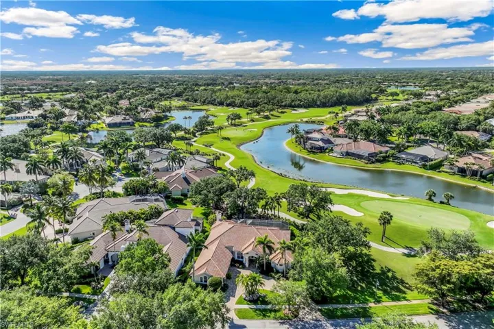 Aerial view of back of home (home on right)
