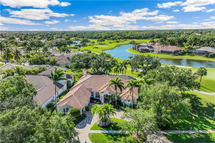 Aerial of home, no one on right side