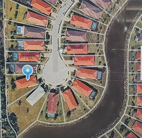 1654 Marton Court from the sky.