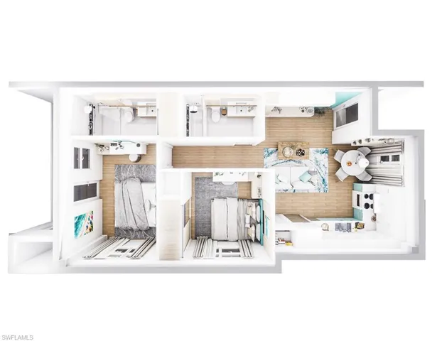 View of room layout