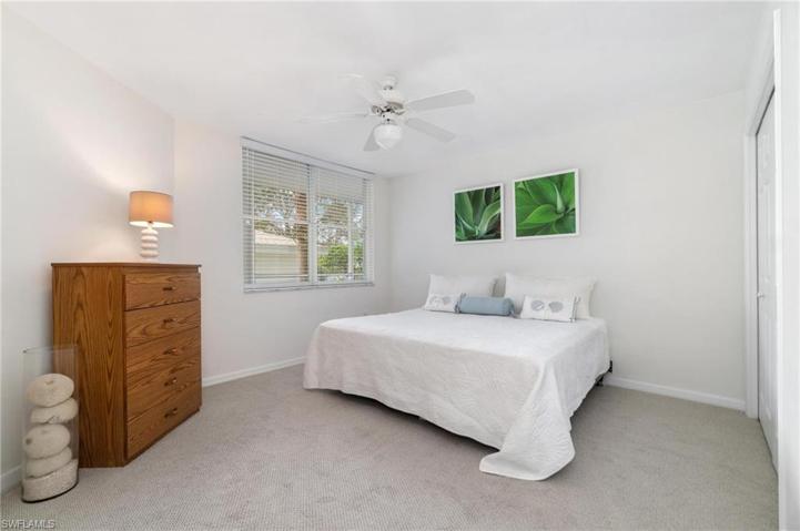 Guest bedroom with a bath right outside the door