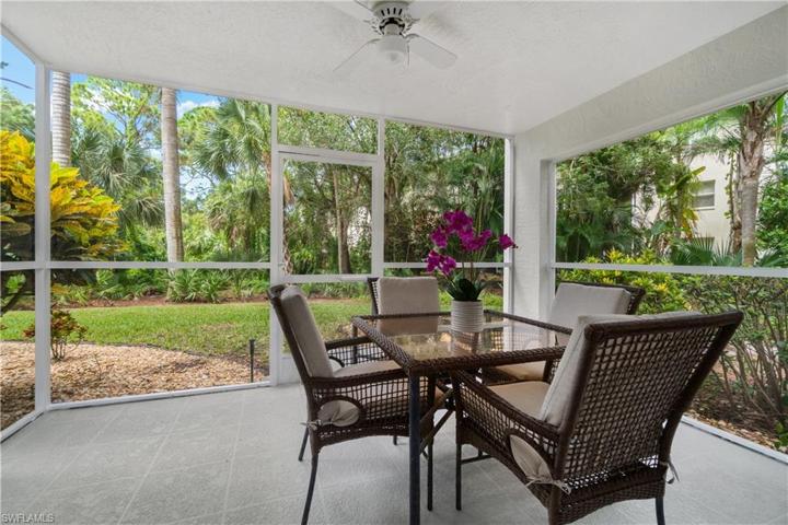 Take a stroll off the lanai to one of the many pools in Bay Forest