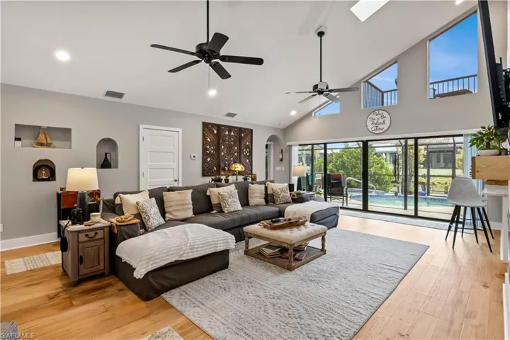 Neutral palette and a full view of the living area! Two master suites downstairs - not only a great home to live in, but also great rental potential!