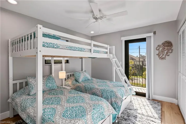 Easily sleep 6 guests here - another outdoor balcony and lots of closet space!