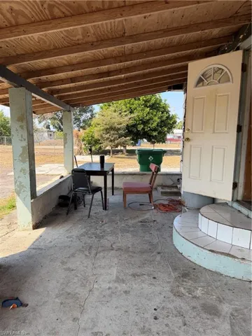 View of patio