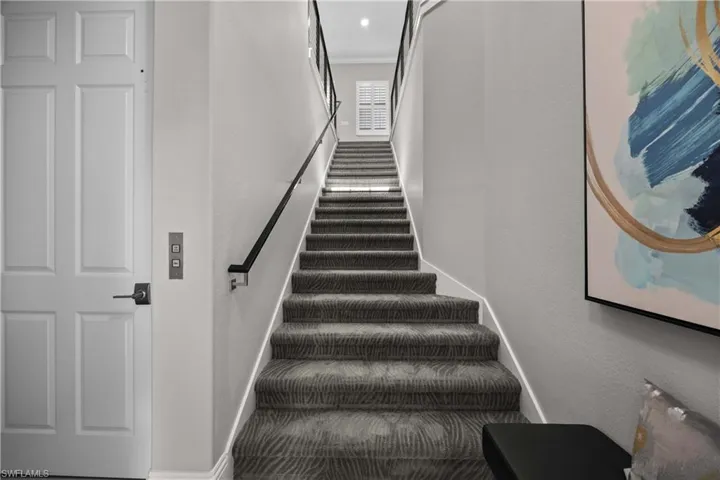 Take the stairs or your private elevator up to the main floor