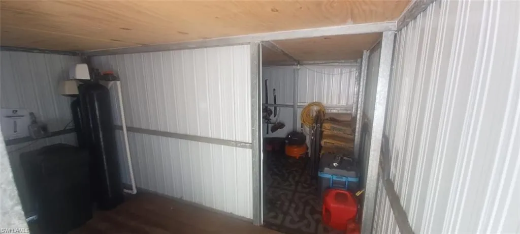 View of storage room