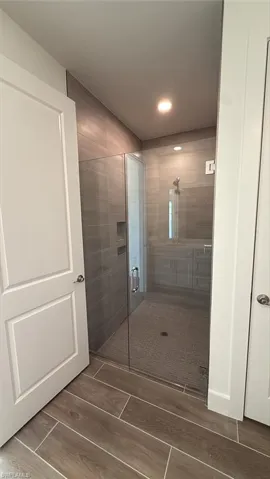 Primary bathroom luxe, walk-in shower
