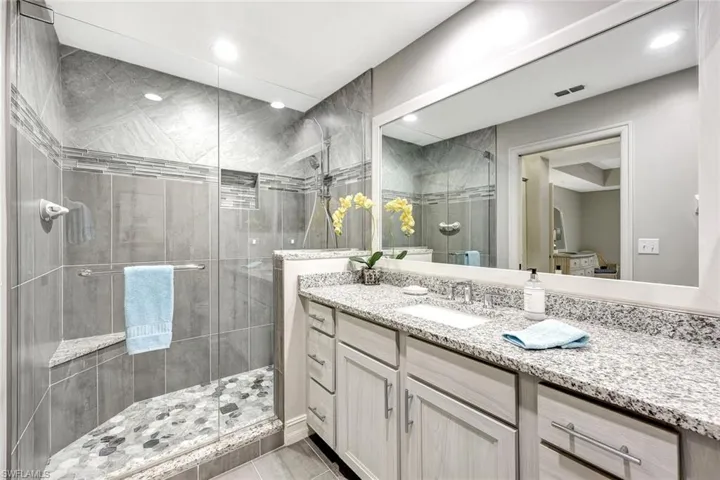 Renovated master bath