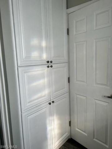 Large closet in Master bath for storage