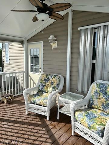 fan on back porch