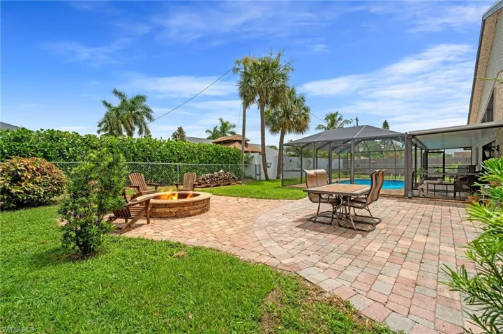 Large backyard