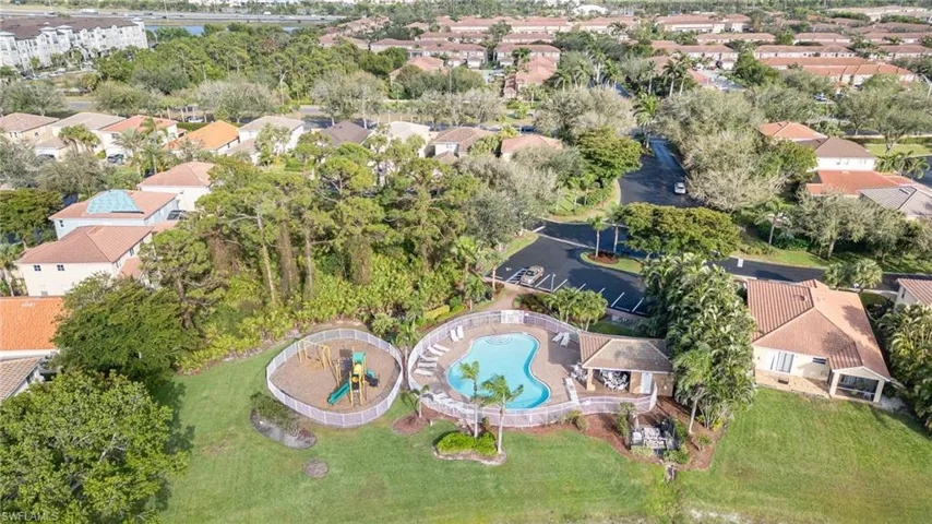 Aerial view featuring a residential view