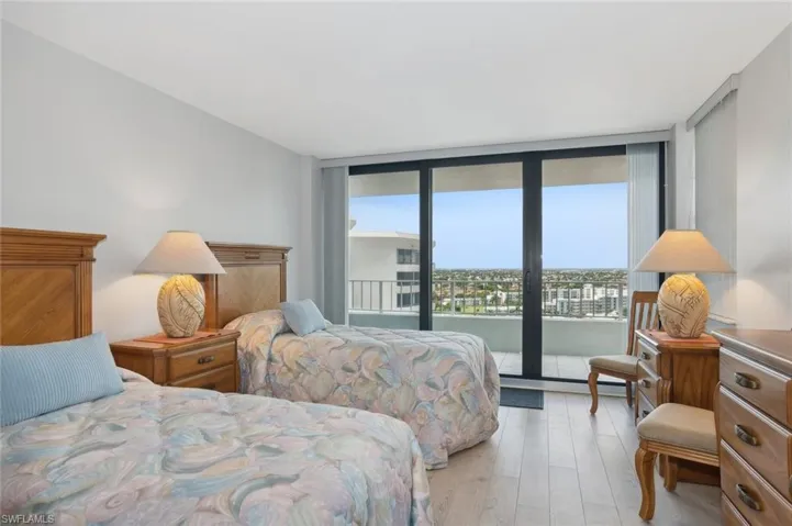 2nd Guest Bedroom, sliders out to balcony.