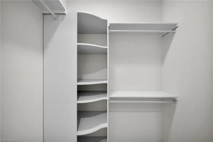 View of spacious closet