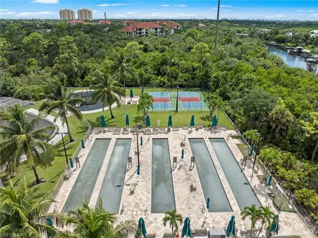 BOCCE BALL - GREAT GROUP OF RESIDENTS ENJOY THESE COURTS.