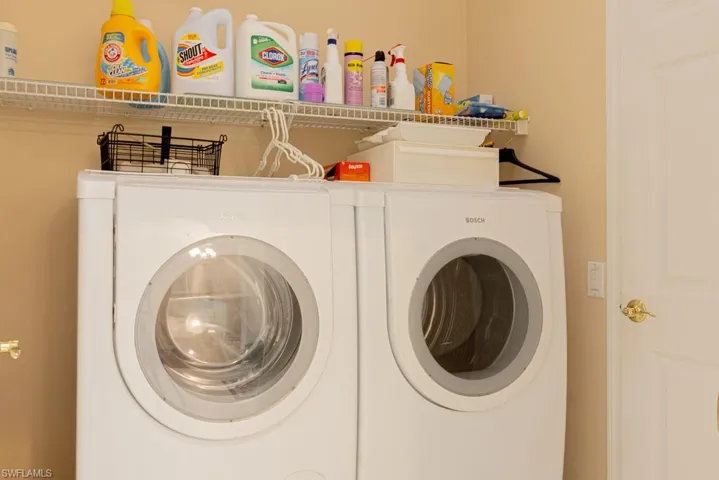 Laundry area with washer and dryer