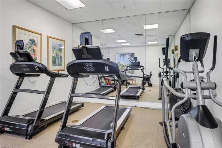 On-site fitness room