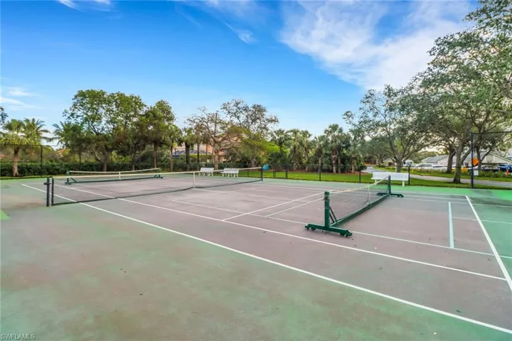 View of sport court for tennis