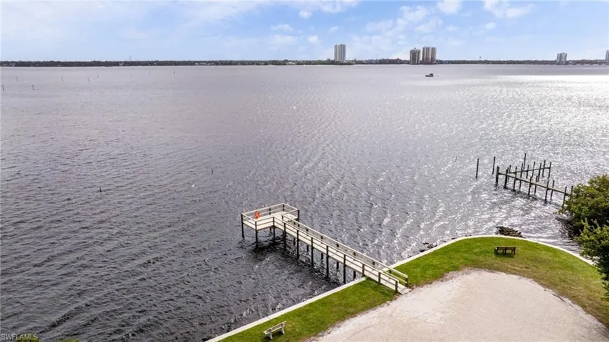 Palm Point Fishing Pier and view of Downtown Ft. Myers