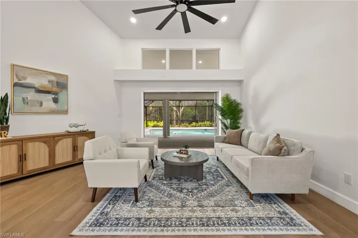 There is New Interior Paint thru out, all New Lighting & Fans, its the perfect space for entertaining