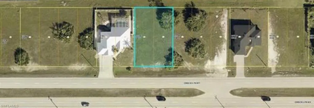 Map of property location with property boundaries highlighted