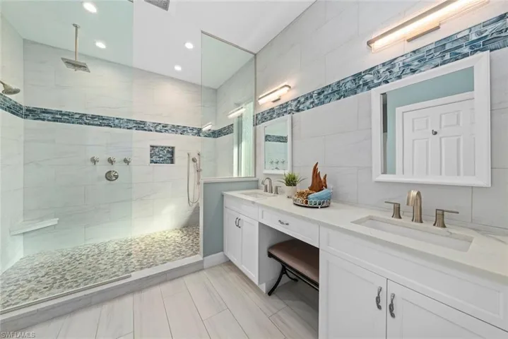 Full bath with double vanity/sinks