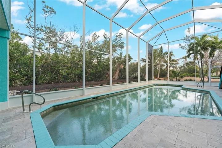 Outdoor pool and patio