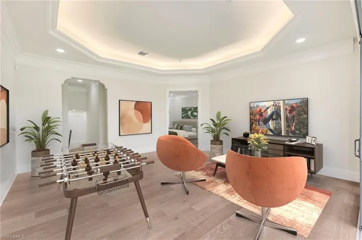 Large VIRTUALLY STAGED & FURNISHED Bonus room upstairs with wet bar and 4th Bedroom/bath.