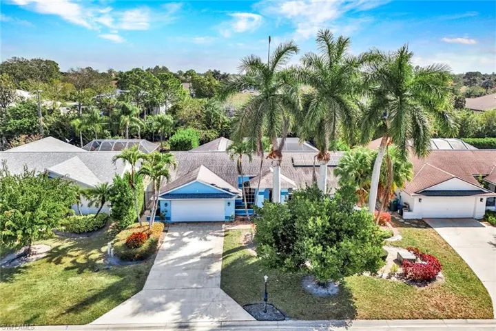 Semi aerial view of home