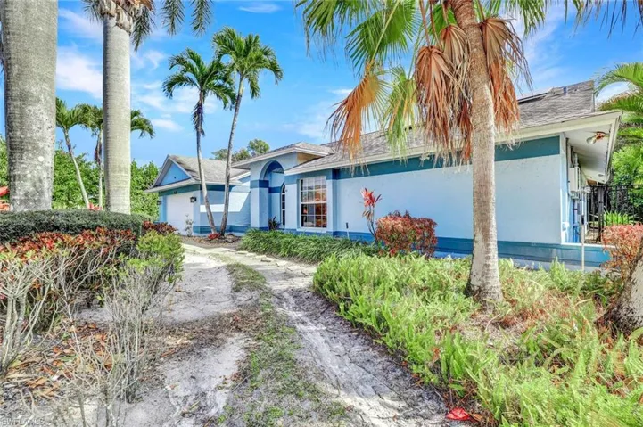 Side yard and exterior
