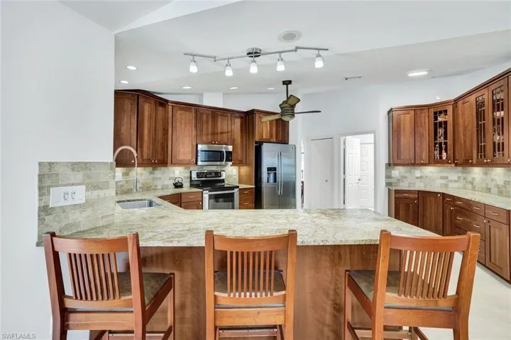 Large open kitchen