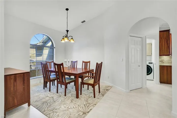Formal dining area