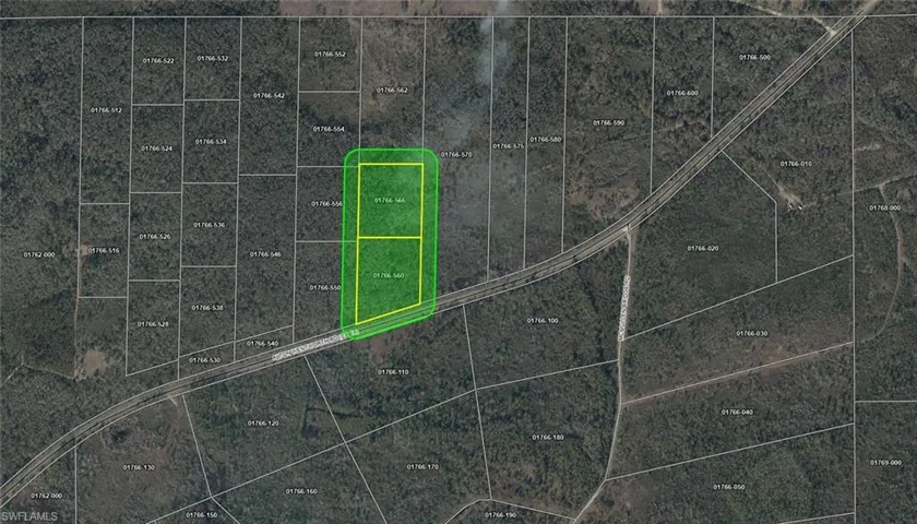 Map / location with property boundaries highlighted