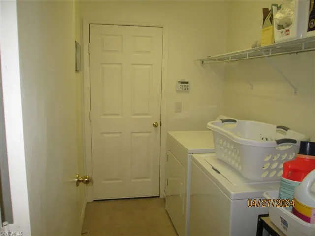 Laundry Room includes Washer and Dryer.
