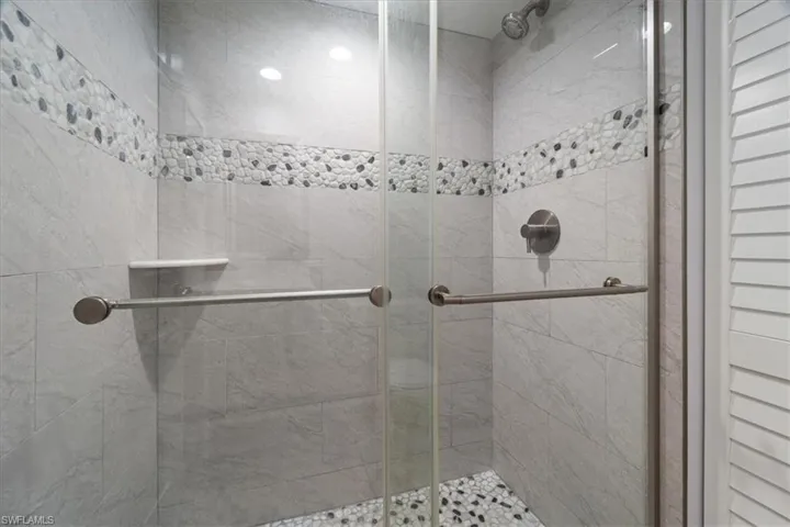 Bathroom with walk in shower