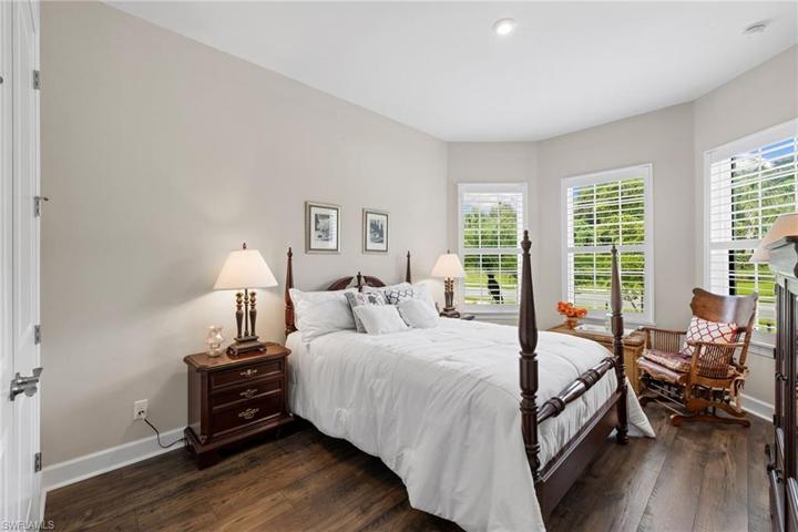 2nd bedroom with bay window.