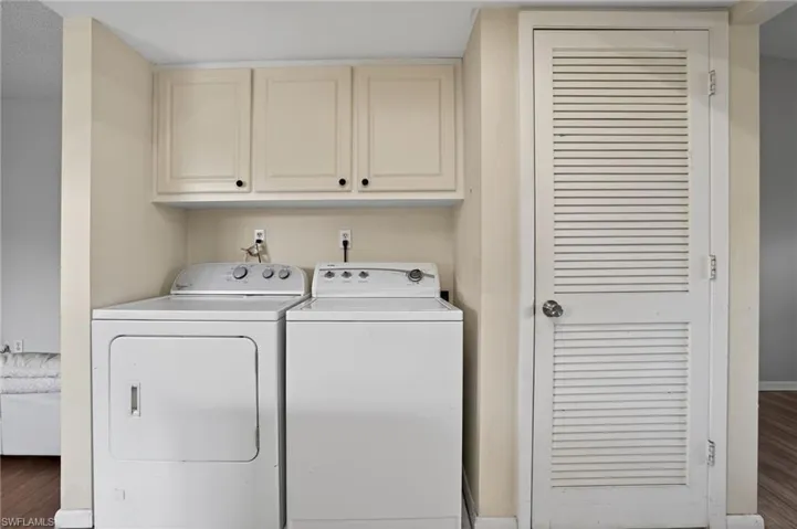 off the kitchen area