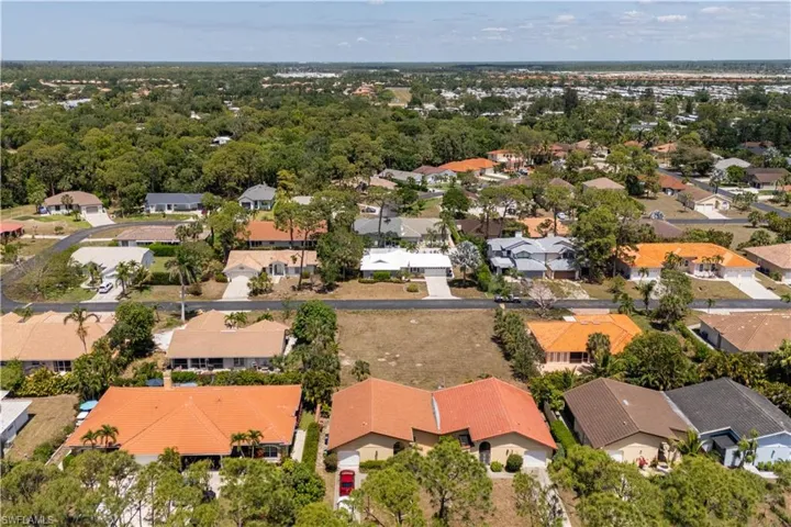Aerial view featuring a residential view