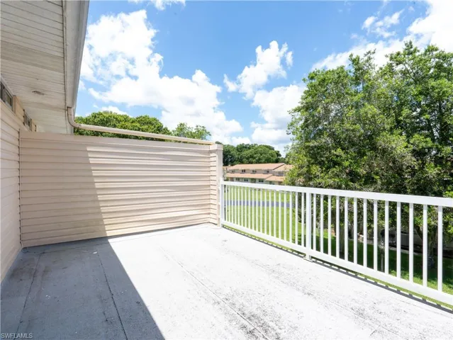 View of patio / terrace with a balcony
