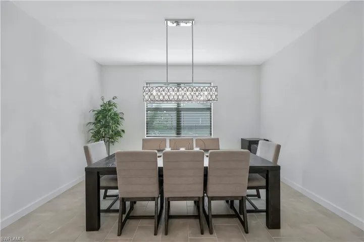Dining room featuring baseboards
