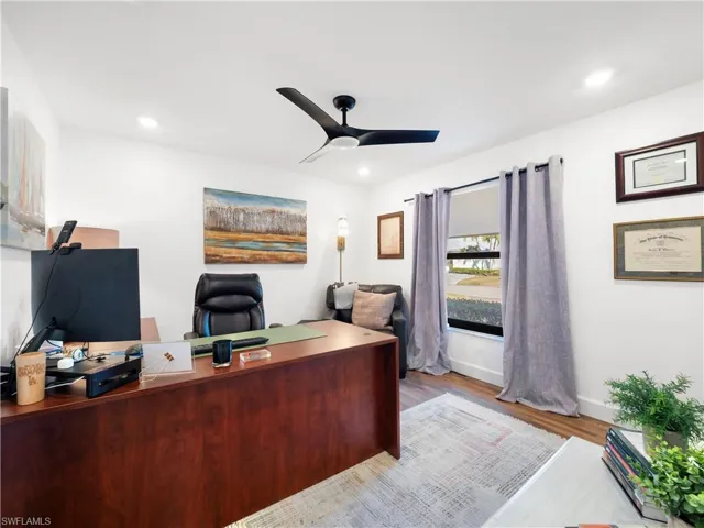 4th bedroom currently being used as an office