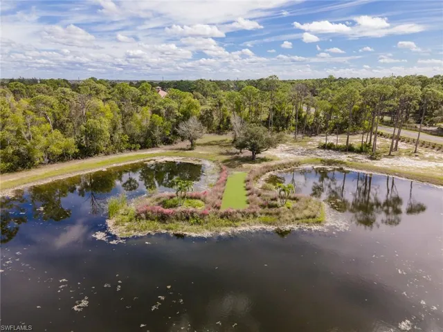 Large Pond- Aerial view (Wet Season)