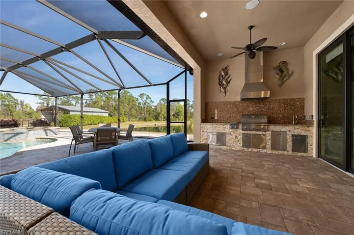 Outdoor Kitchen And Large Under Truss Space!