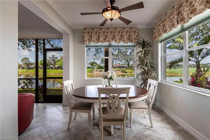 Dinette with awesome west views