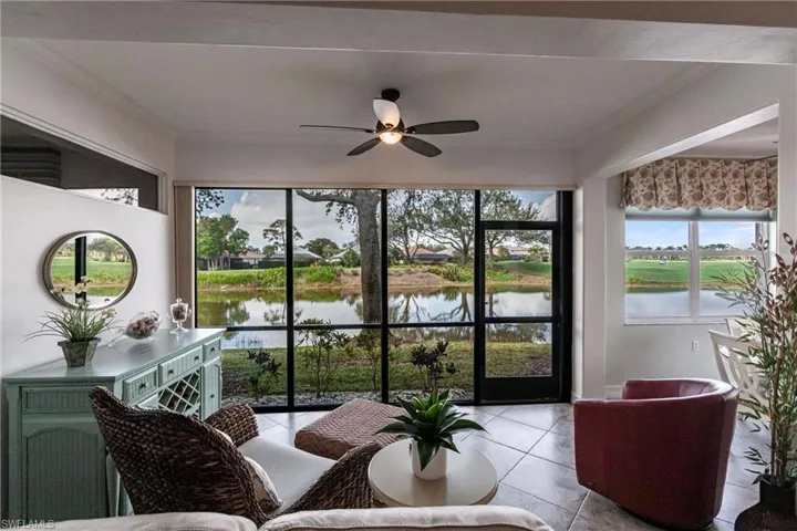 Sunroom open for extended living area